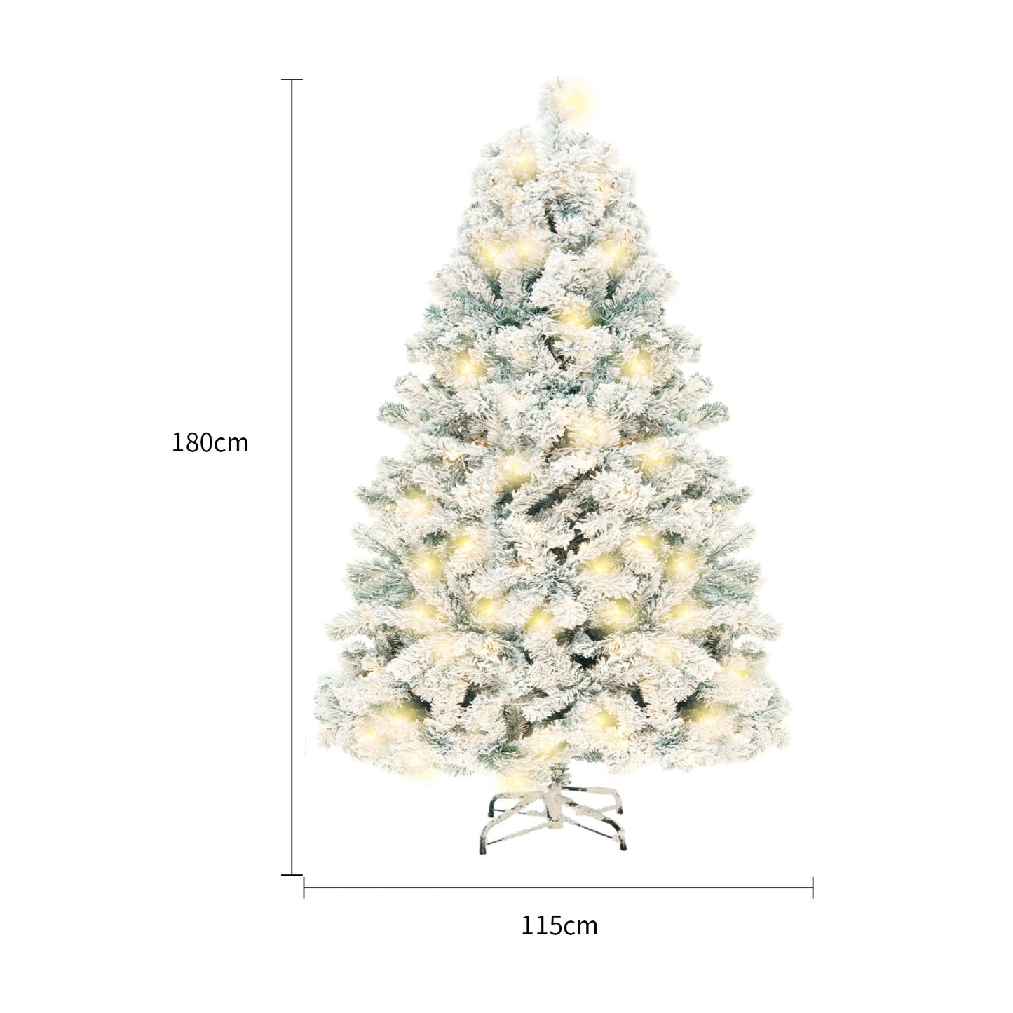 Snowy Forest Christmas Tree – Elegant Holiday Décor