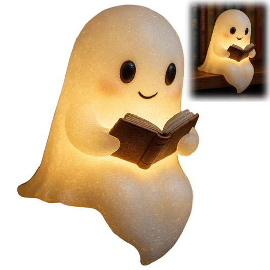 ✨ Cute LED Ghost Night Light – Adorable Bedside Sleep Lamp & Halloween Decoration