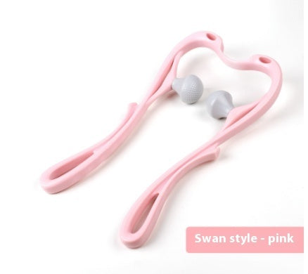 6-Roller Cervical Neck & Body Massager with Jade Scraping Board