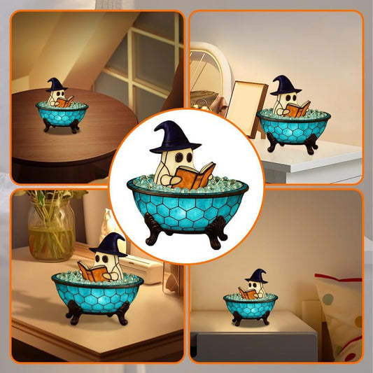 Ghost Bubble Bath Lamp – Spooky Halloween Decoration