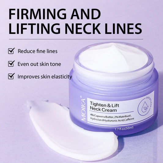 Neck Firming Cream – Odor-Free Skin Tightening & Anti-Aging Neck & Chest Cream for Smoother, Firmer Looking Skin
Say goodbye to loose, crepey neck skin and hello to a smoother, more youthful-looking neckline