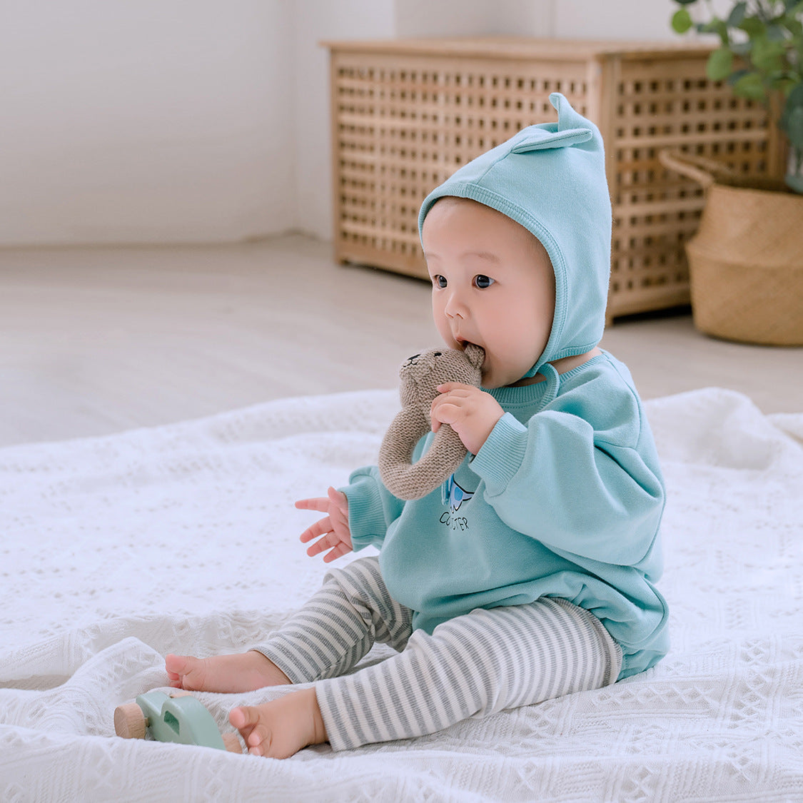 Autumn And Winter Parent-child Wear Hooded Sweater Couple Wear