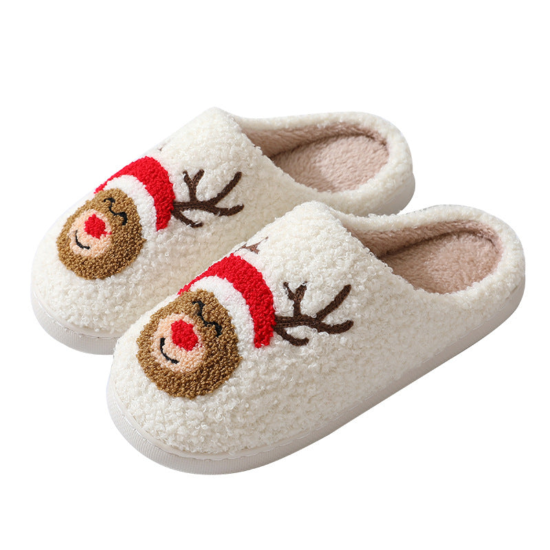 Winter Suede Warm Slippers – Cozy, Stylish & Holiday-Perfect!