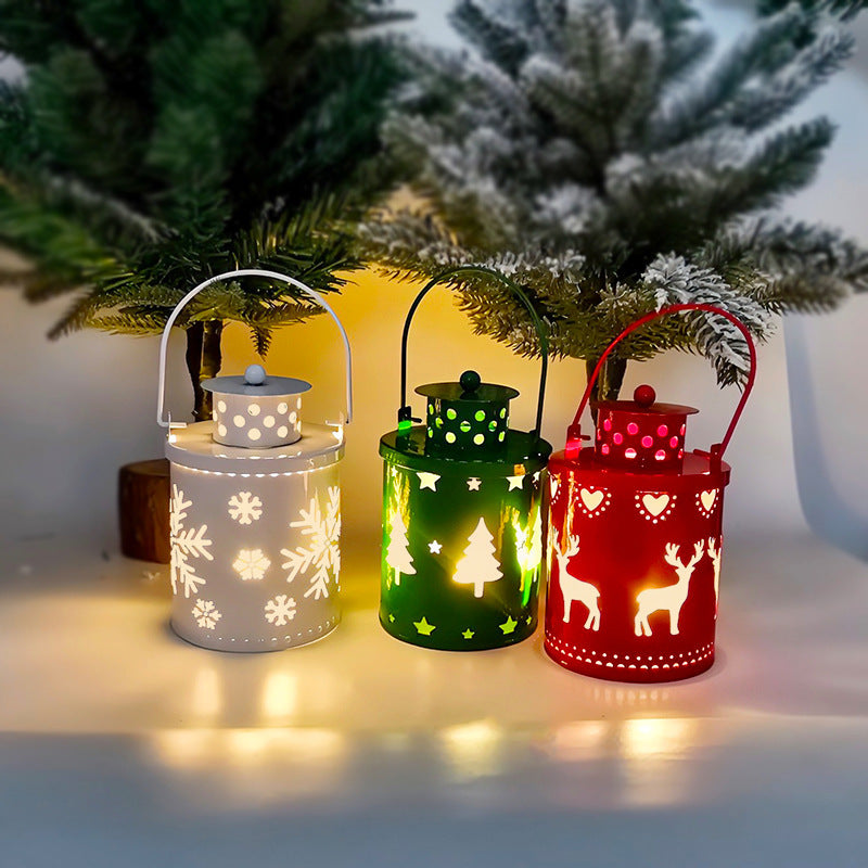 Festive LED Christmas Candle Light | Flickering Electronic Candle for Holiday Deco