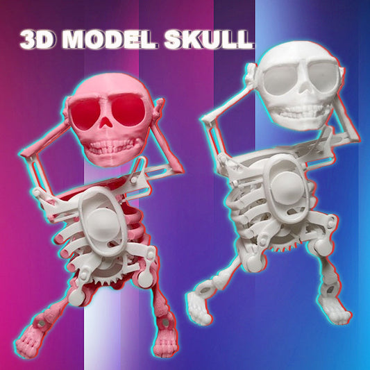 3D Gravity Dancing Skeleton Man Toy – Fun, Stress Relief & Unique Desk Decor