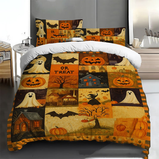 ️✨ Cozy Mixed Fiber 3-Piece Bedding Set – Soft & Stylish Quilt Cover + Pillowcases