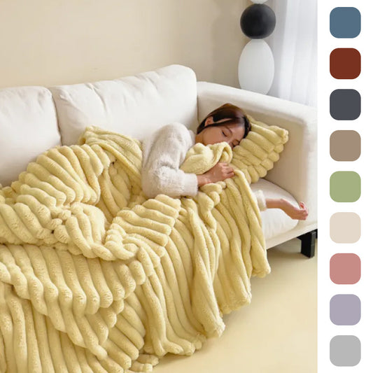 Luxury Soft Rabbit Hair Blanket – Ultra Plush, All-Season Comfort Throw