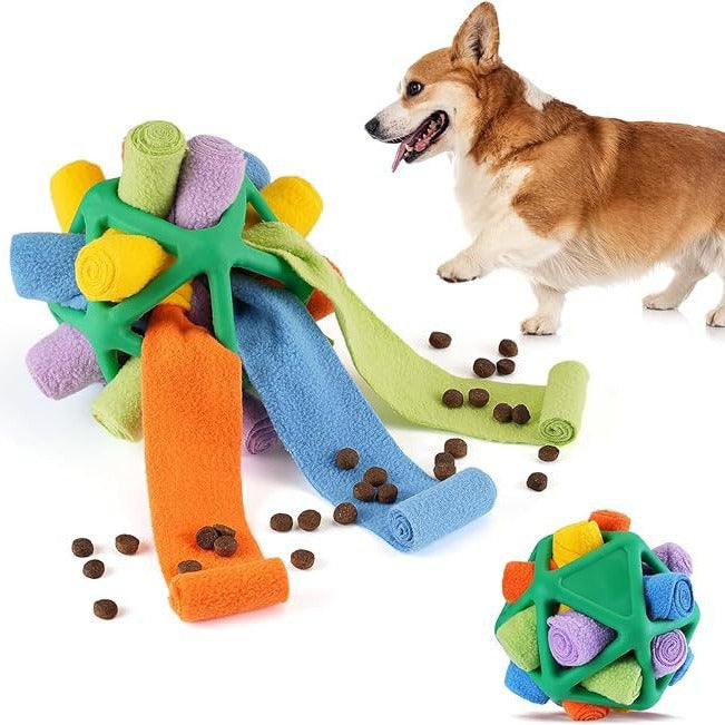 Plush Dog Chew Toy – Soft Fleece Interactive Pet Toy (15×15cm)