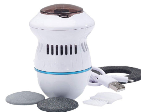 Electric Callus Remover with Vacuum Absorption | Rechargeable Foot File with Diamond Grinders & Massage Function