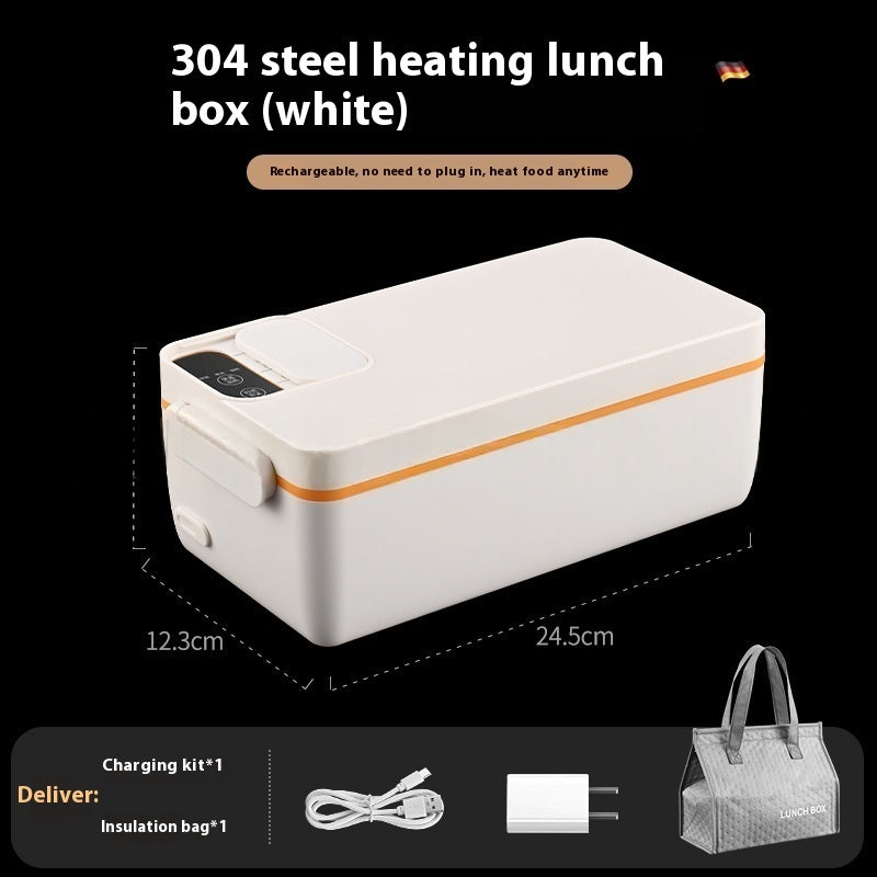 Portable Electric Lunch Box with Insulated Bag & USB Charging ✨