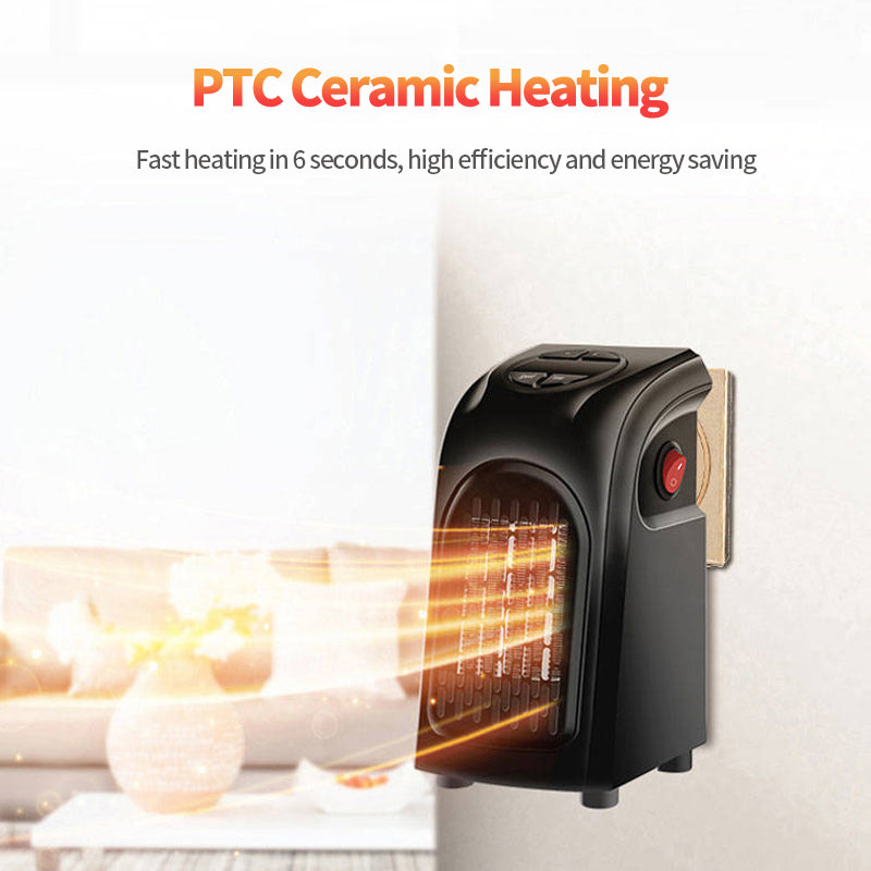 ️ Portable PTC Ceramic Fan Heater – Fast Heating, Compact & Travel-Friendly