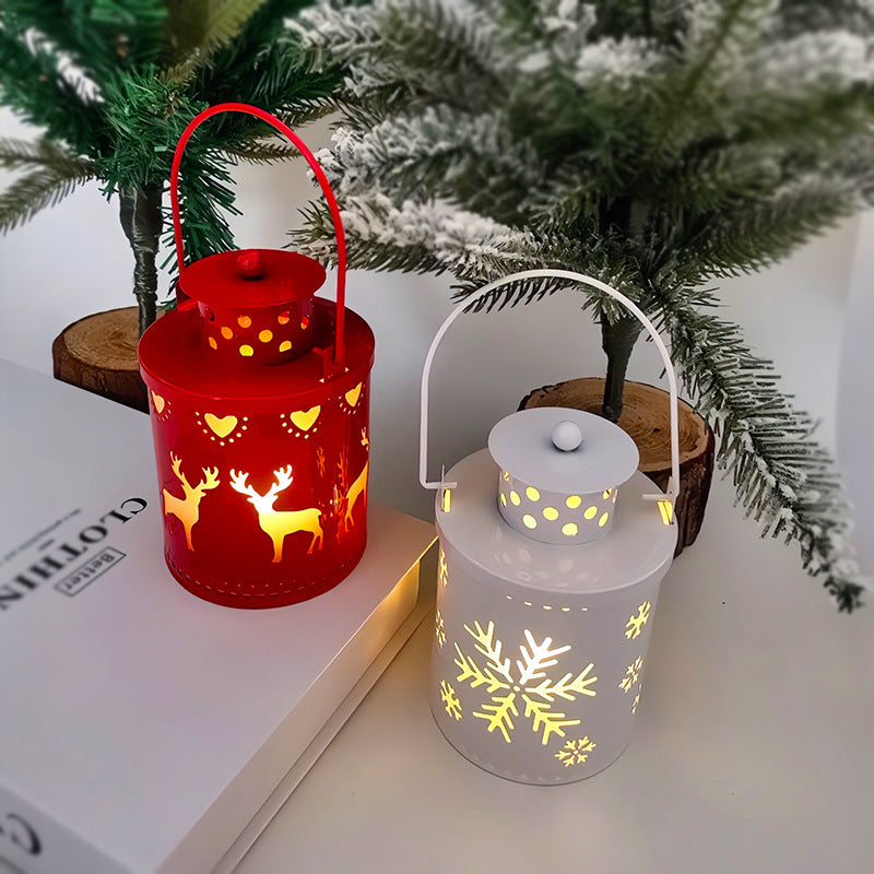 Festive LED Christmas Candle Light | Flickering Electronic Candle for Holiday Deco