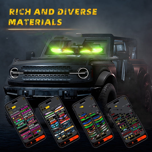 ✨ LED Flexible Display Screen – Remote Control Magic Eye for Cars