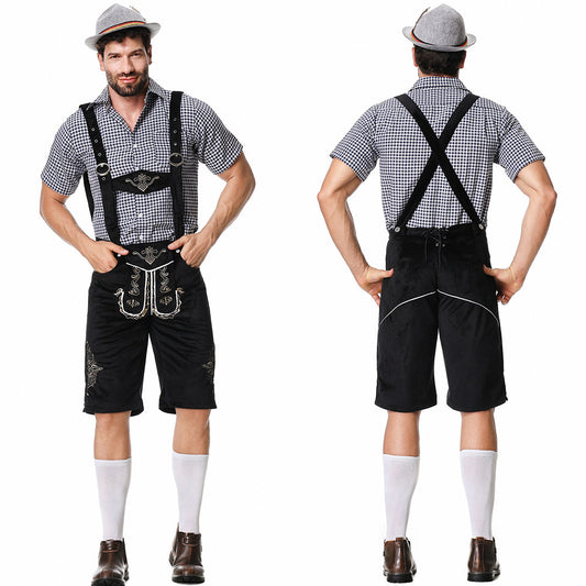Elegant Embroidered Men’s 3-Piece National Outfit – Perfect for Banquets & Special Events
