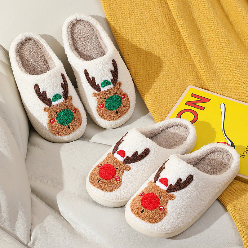 Cute Plush Winter Slippers | Unisex Warm Indoor Shoes | Anti-Slip Cozy Furry Slippers for Home