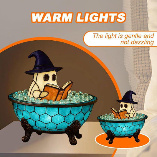Ghost Bubble Bath Lamp – Spooky Halloween Decoration
