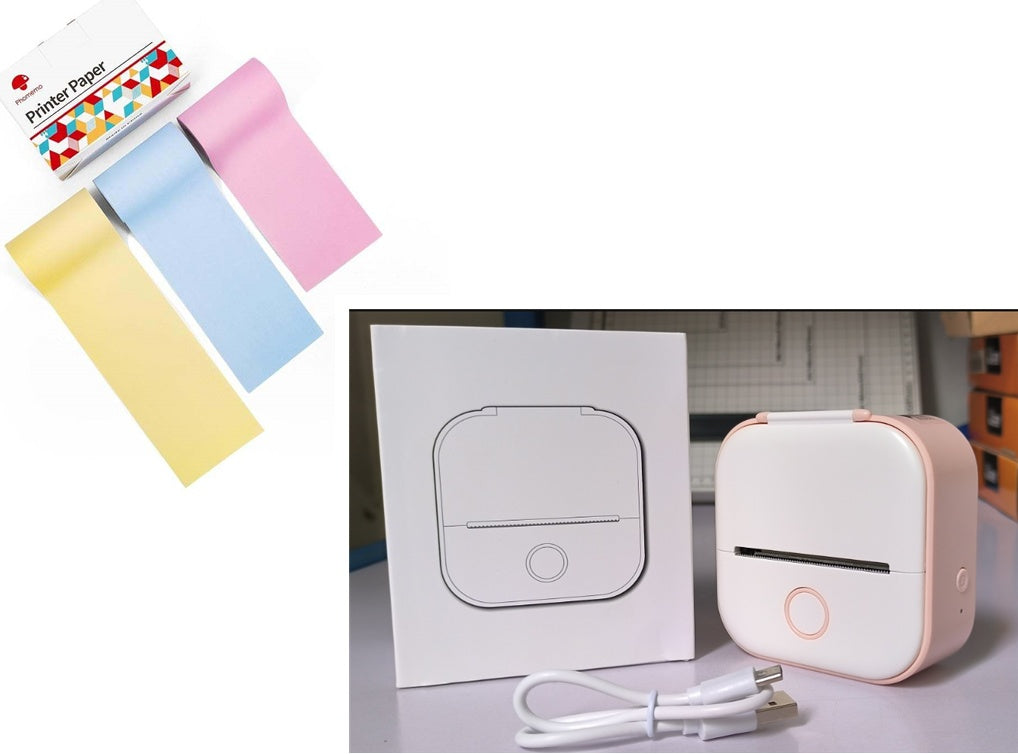 Phomemo T02 Mini Pocket Printer – Inkless Bluetooth Thermal Printer