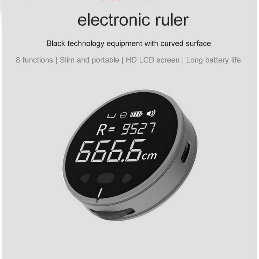 Mini Digital Electronic Ruler – Pocket-Sized, Ultra-Precise & Rechargeable