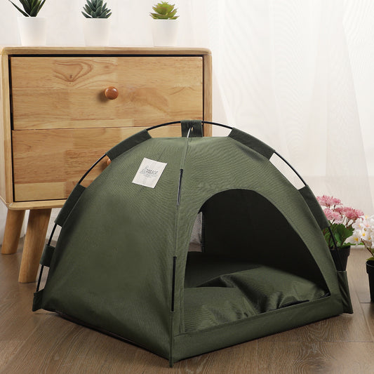 Cozy Double-Sided Pet Nest Bed – Portable, Warm & Washable